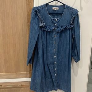 Madewell denim dress size small